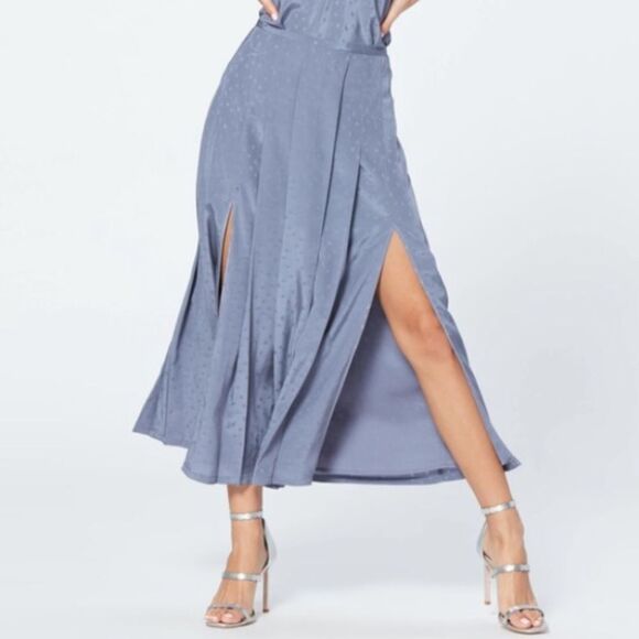PAIGE SHAVONTI STAR MIDI SKIRT IN GRANITE - Picture 1 of 14